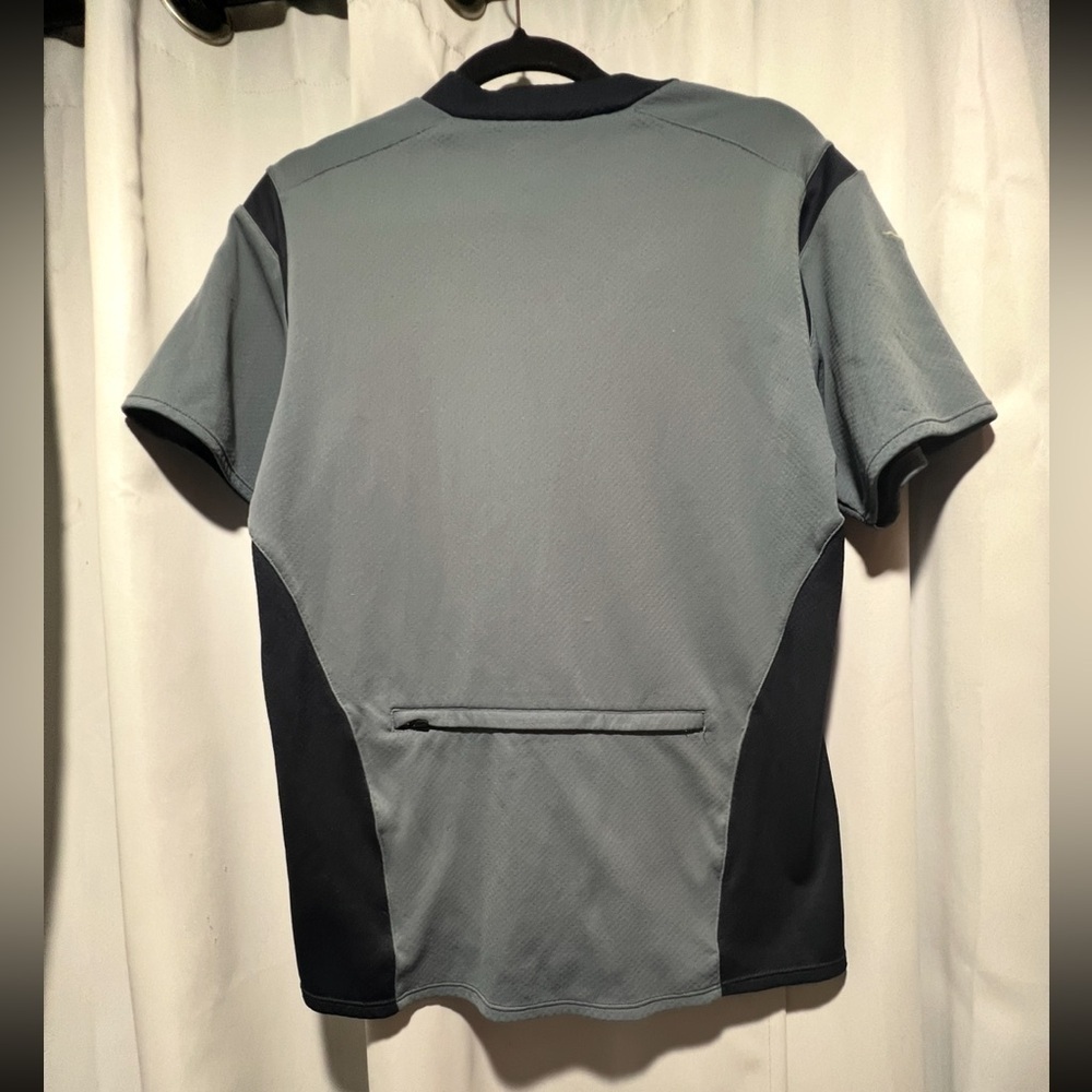 Nike Dri-Fit Cycling Jersey Gray Black Short Sleeve Zip Front Women’s M - Picture 3 of 7
